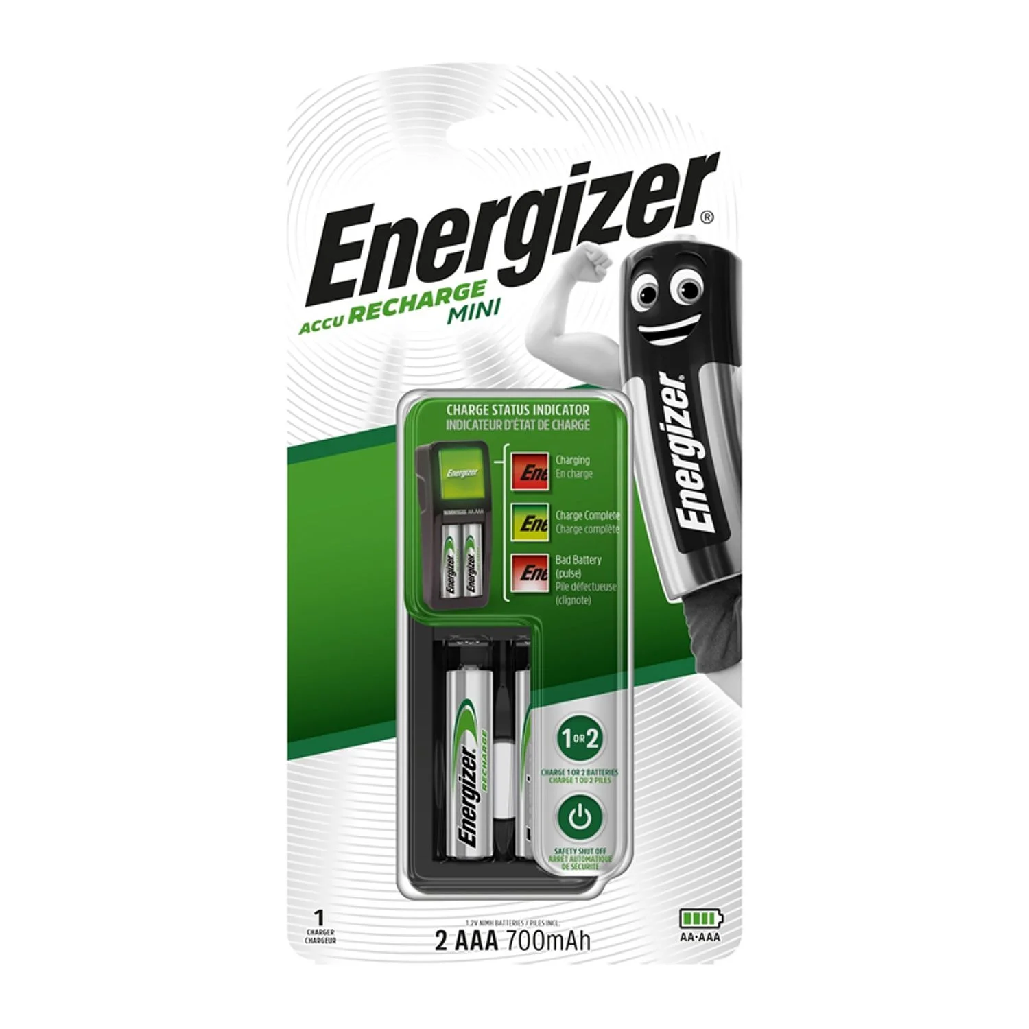 E300701400.webp MINI CHARGER WITH STATUS INDICATOR ENERGIZER - Image 1