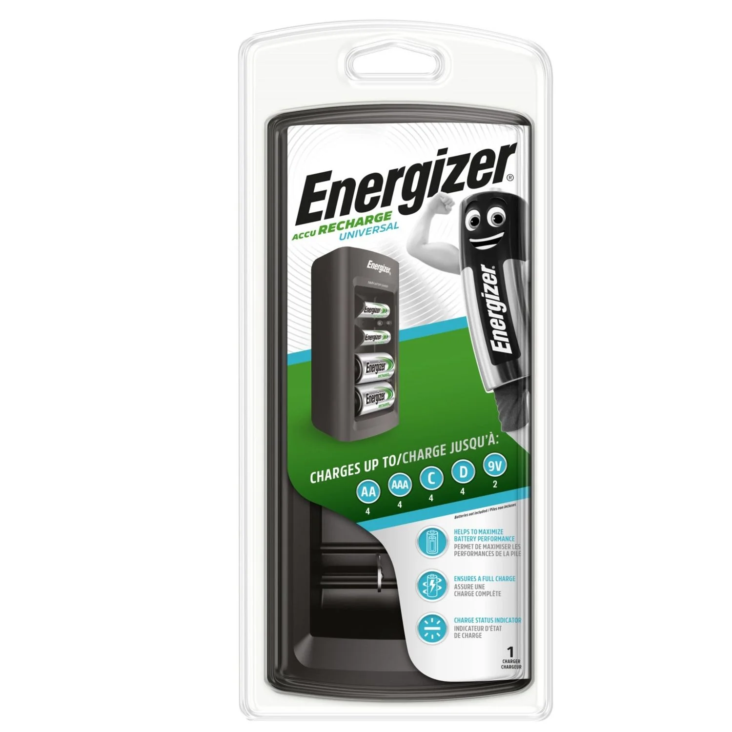 E301335801.webp UNIVERSAL CHARGER FOR AA/AAA/C/D AD 9V R ENERGIZER - Image 1