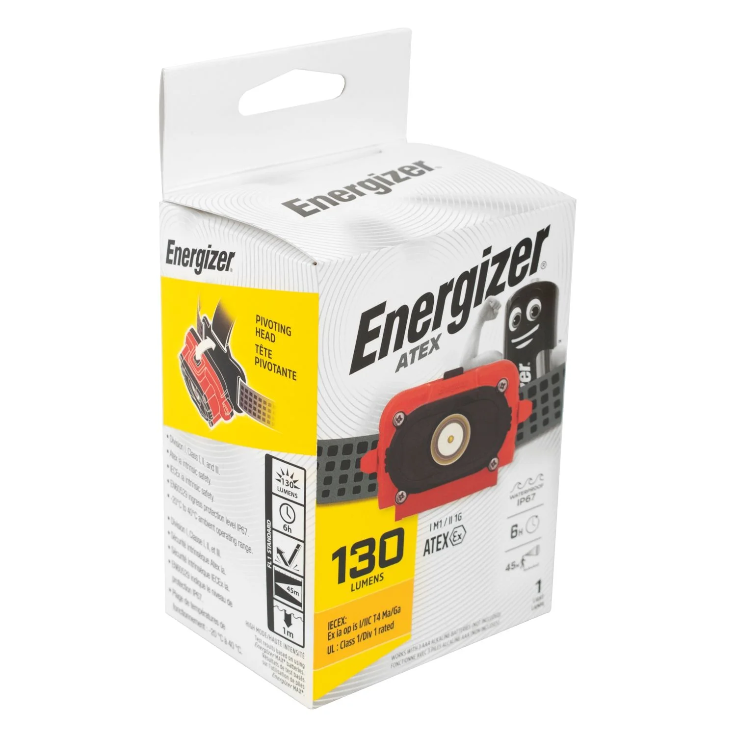 E301380800.webp ATEX HEADLIGHT 3AAA 130LUMENS INTRINSICALLY SAFE ENERGIZER - Image 1