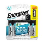 MAXPLUS AA BATTERY- 6PACK 4+2 FREE (MOQ12) ENERGIZER