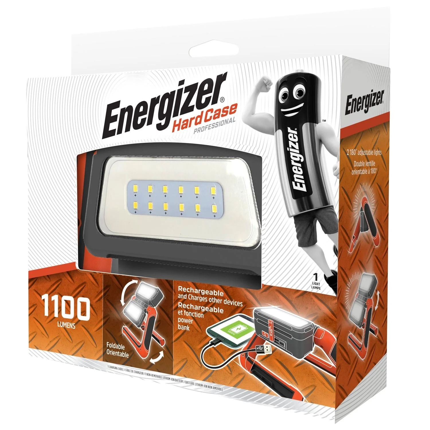 E301699400.webp 1100 LUMENS RECHARGABLE LANTERN HARDCASE ENERGIZER - Image 1