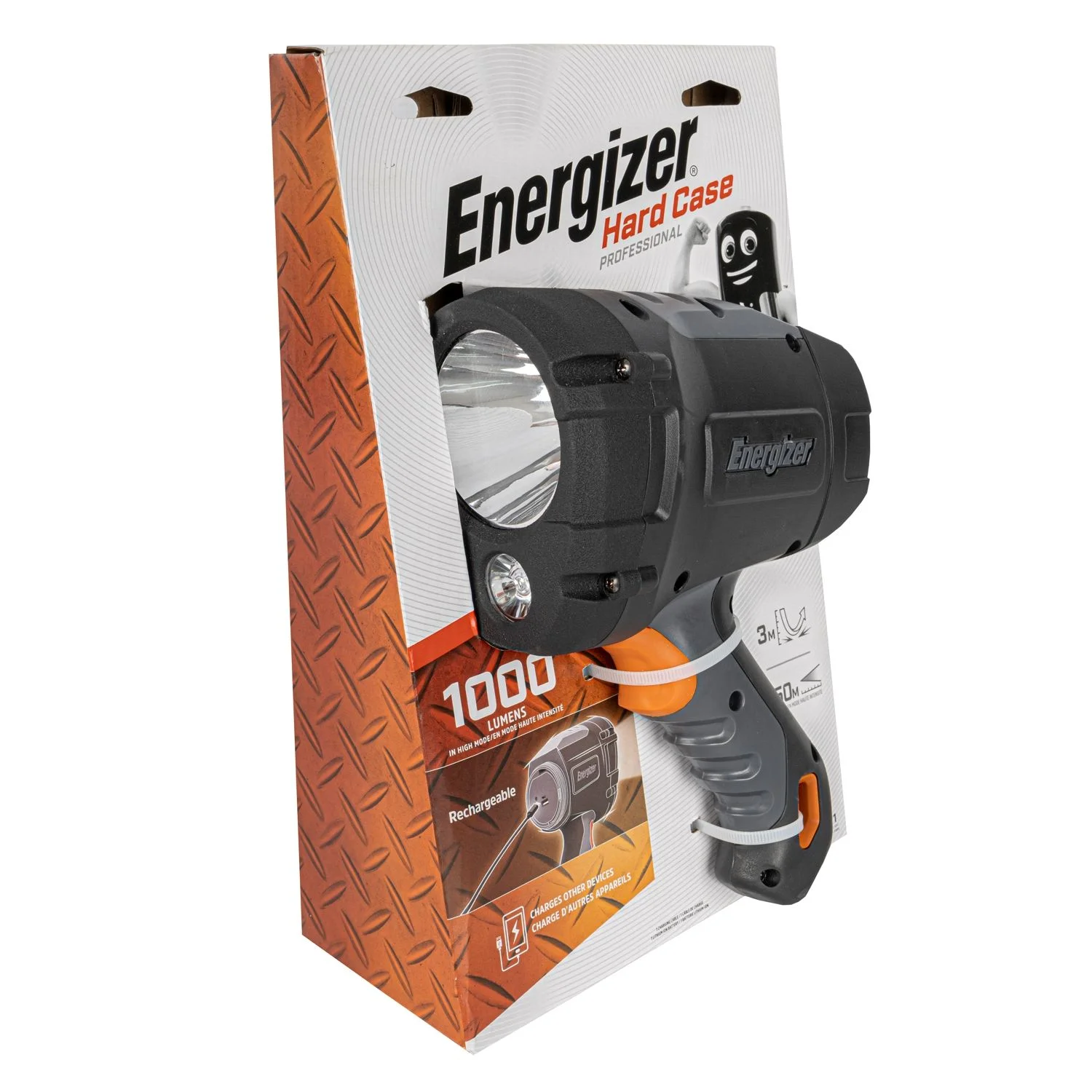 E303740400.webp HARD CASE RECHARGEABLE SPOTLIGHT 1000LUMENS ENERGIZER - Image 1