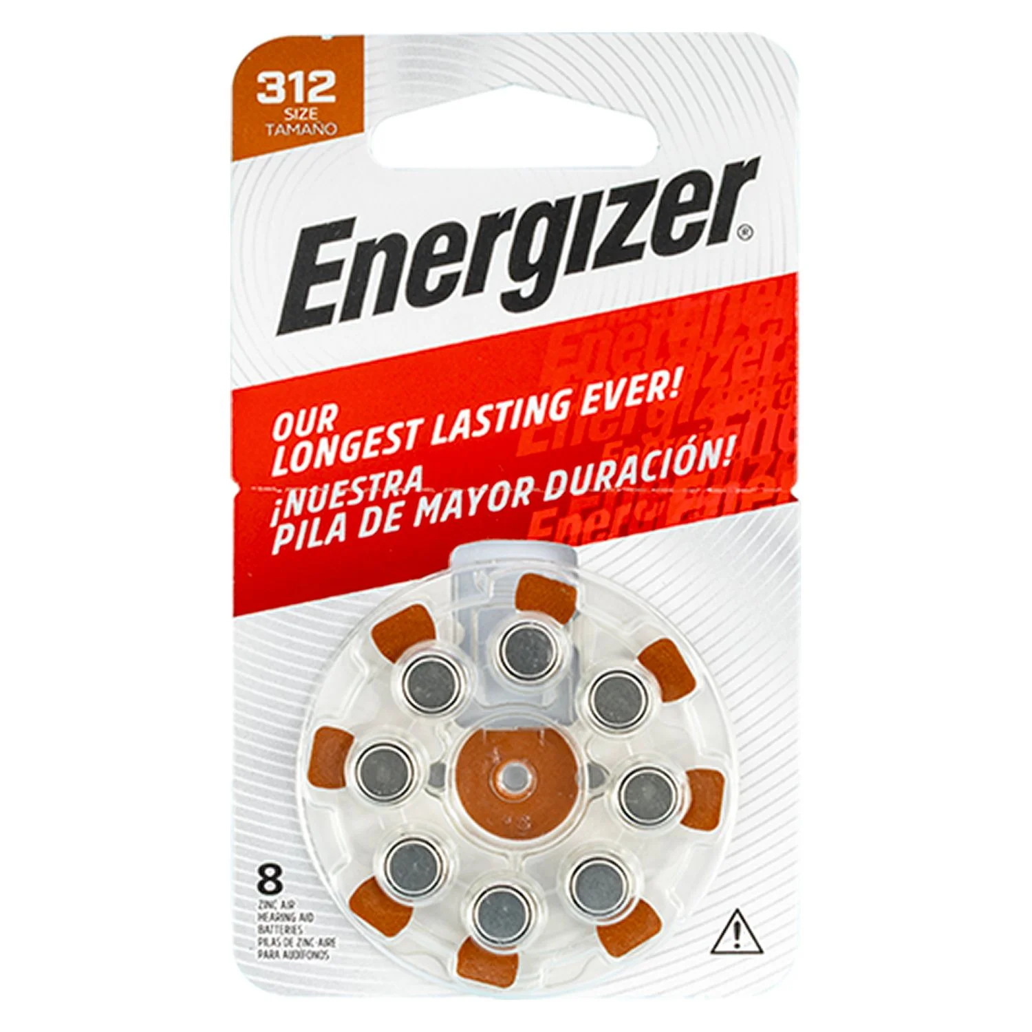 E304132600.webp HEARING AID BATTERY 312 BROWN-8PACK ZINC AIRENERGIZER - Image 1