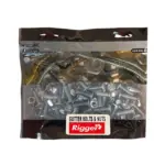 BOLT GUTTER & NUTS - 6MM*16MM - BLIST OF 100