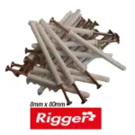 NAIL IN ANCHORS BULK 8X 80 PACK  50