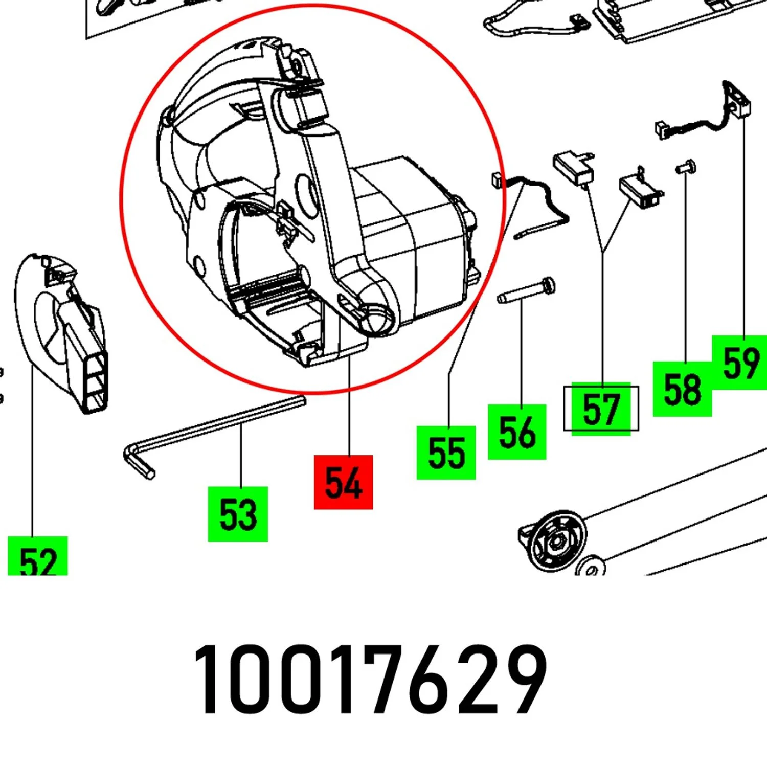 FES10017629.webp MOTOR FRAME TS55 R - Image 1