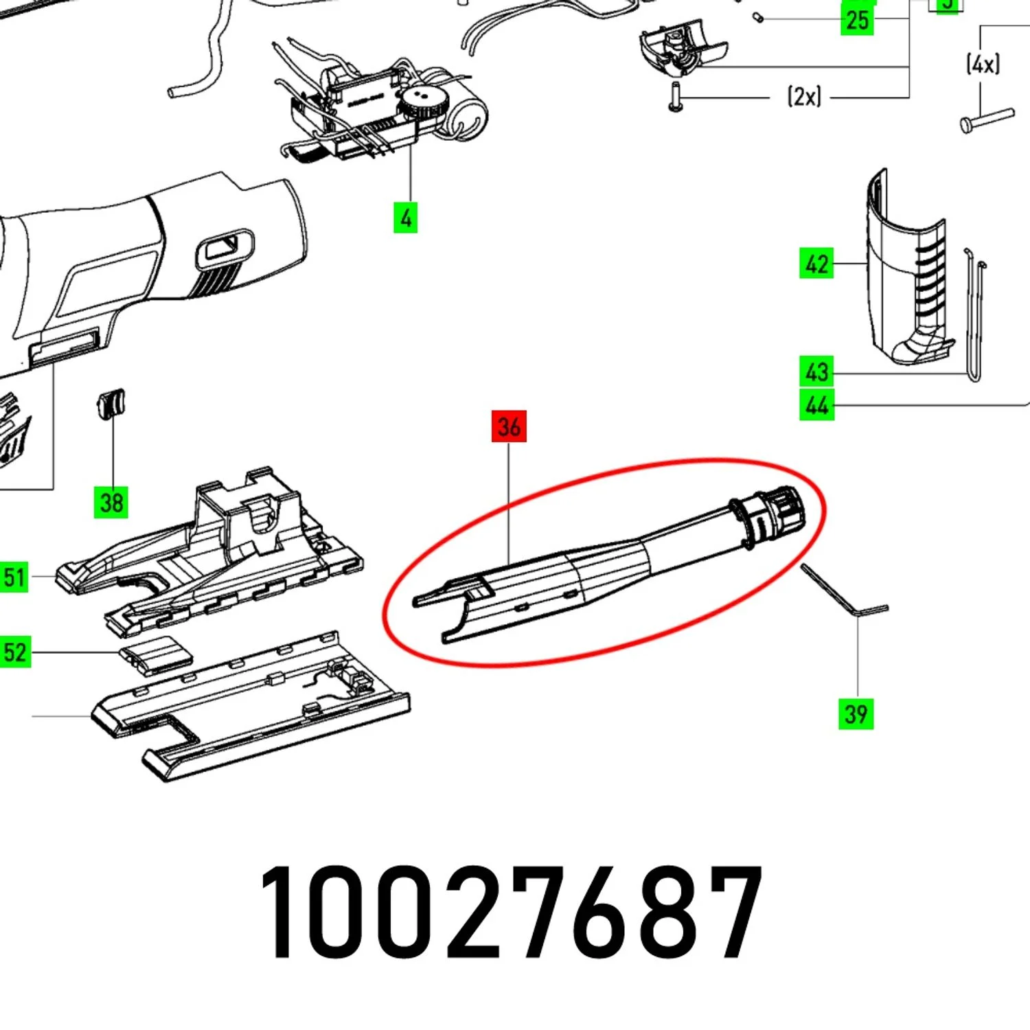 FES10027687.webp EXTRACTOR CONNECTOR PS 420 CT - Image 1