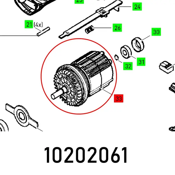 MOTOR AGC 18