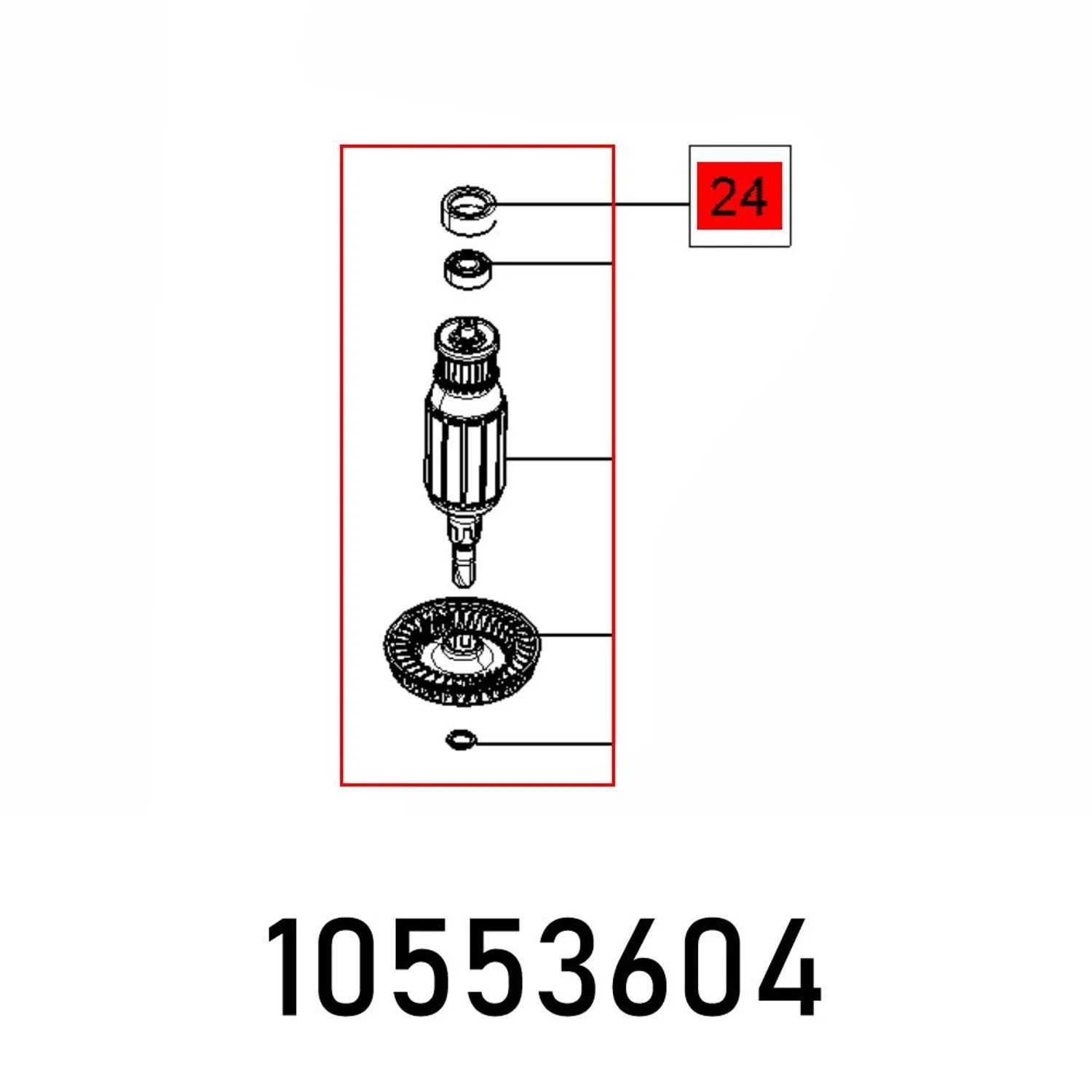 FES10553604.webp ROTOR-SET MX 1200/2 E EF ET-BG - Image 1