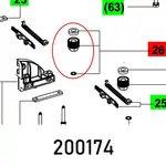 ADJUSTING WHEEL TS 55-TSC 55