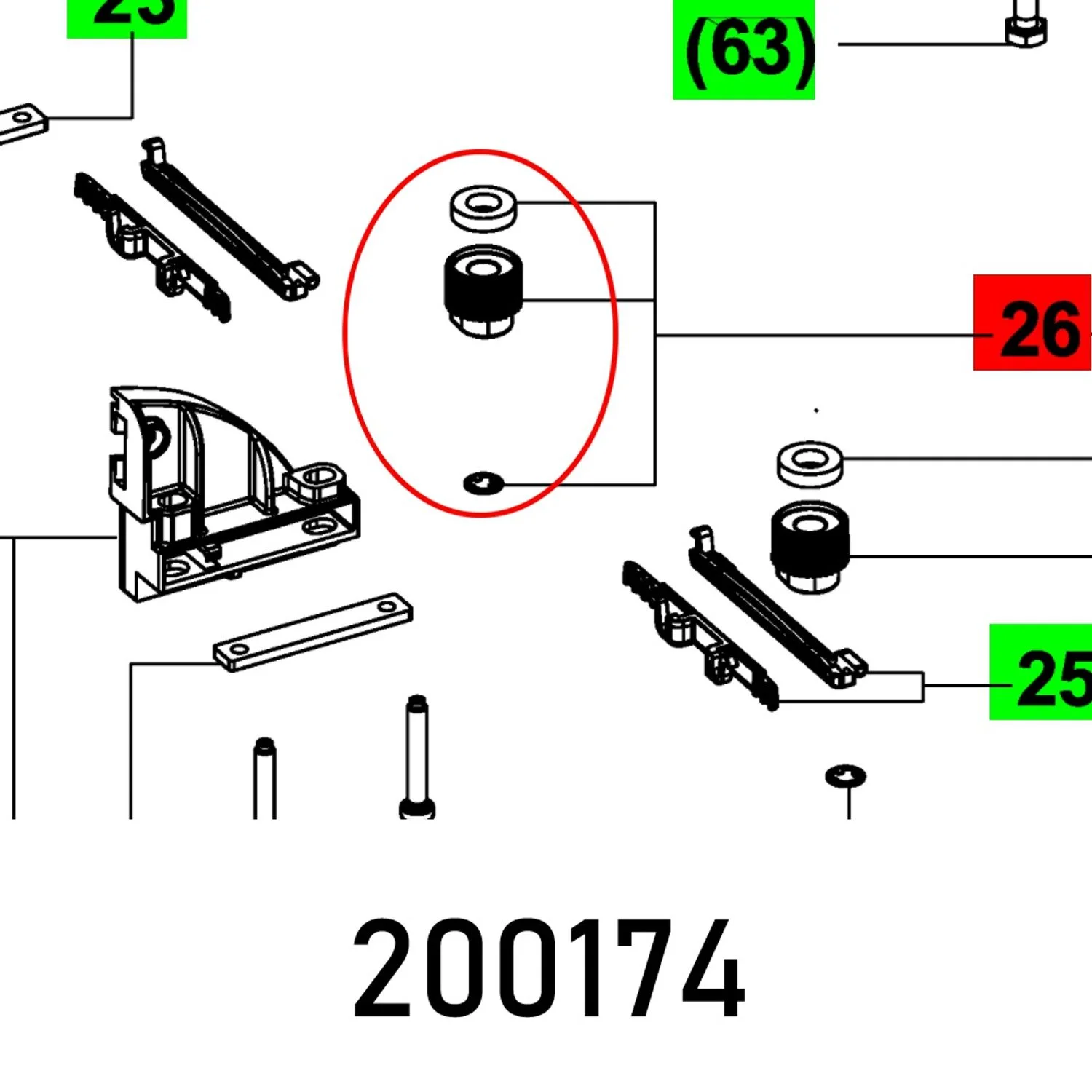 FES200174.webp ADJUSTING WHEEL TS 55-TSC 55 - Image 1
