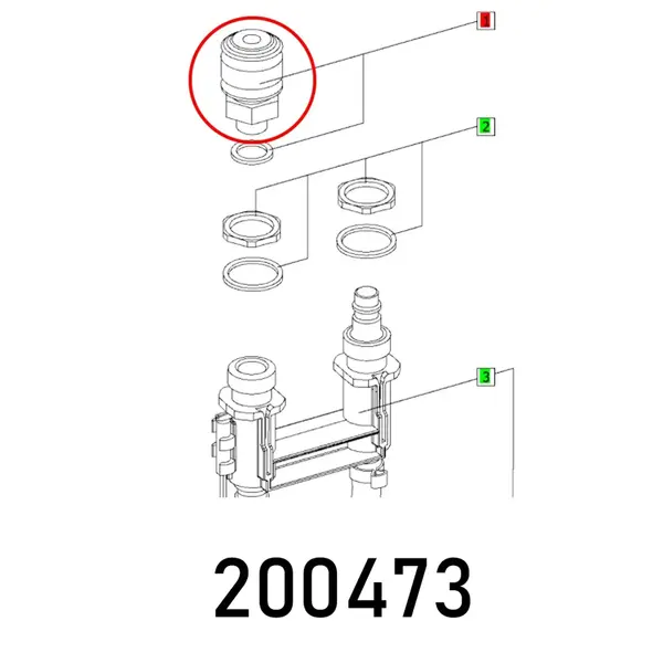 QUICK COUPLER SO KD-1-4 ET-BG