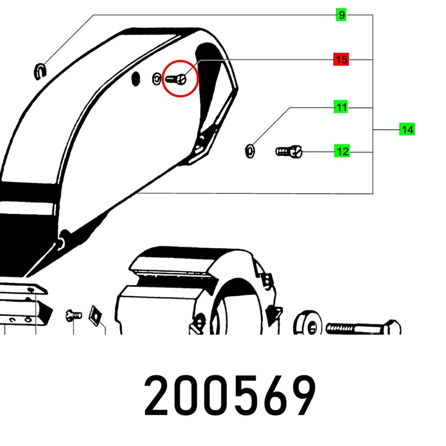 FES200569.webp CH. HEAD SCREW DIN 84-M6X60-4.8 - Image 1