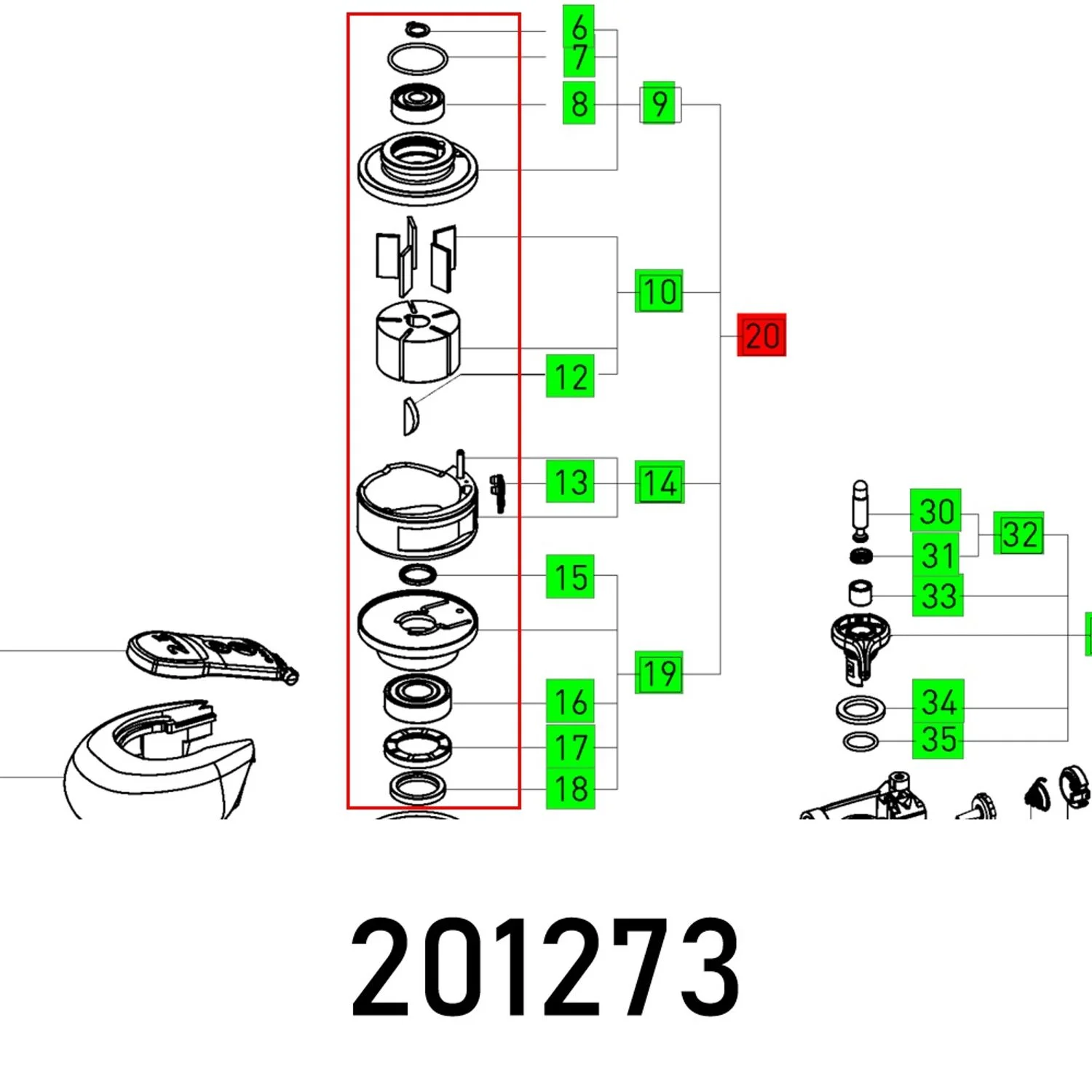FES201273.webp MOTOR FOR LEX 3 - Image 1