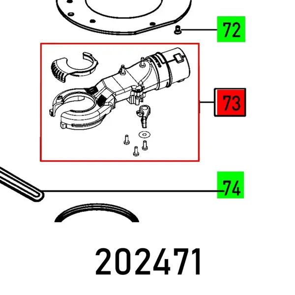 DUST EXTR SYSTEM OF 1400