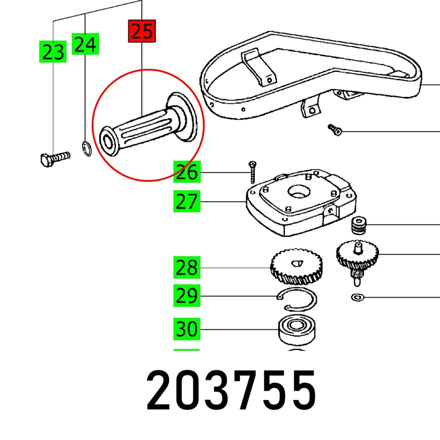 FES203755.webp HANDLE RW 900 E - Image 1