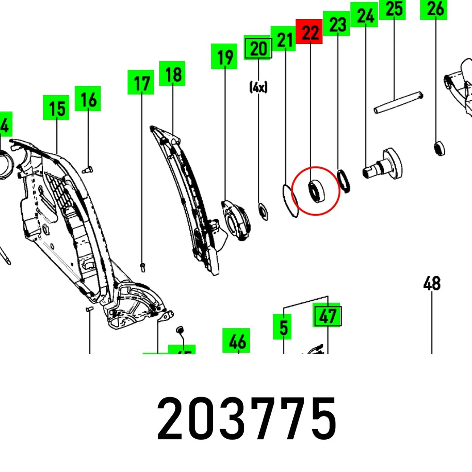 FES203775.webp BALL BEARING 6003 DDU DIN 625 - Image 1