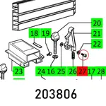 OVAL HEAD SCREW DIN 7985-M4X8-4.8