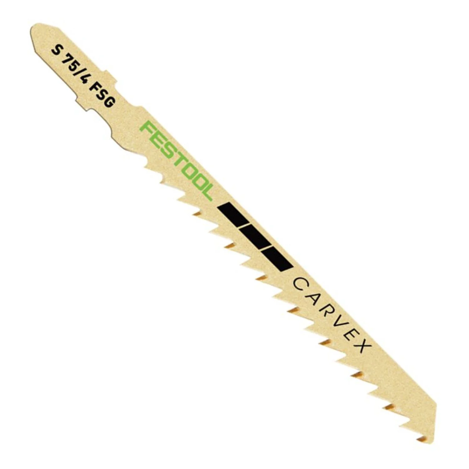 FES204316.webp JIGSAW BLADE WOOD UNIVERSAL S 75-4 5 PAC - Image 1