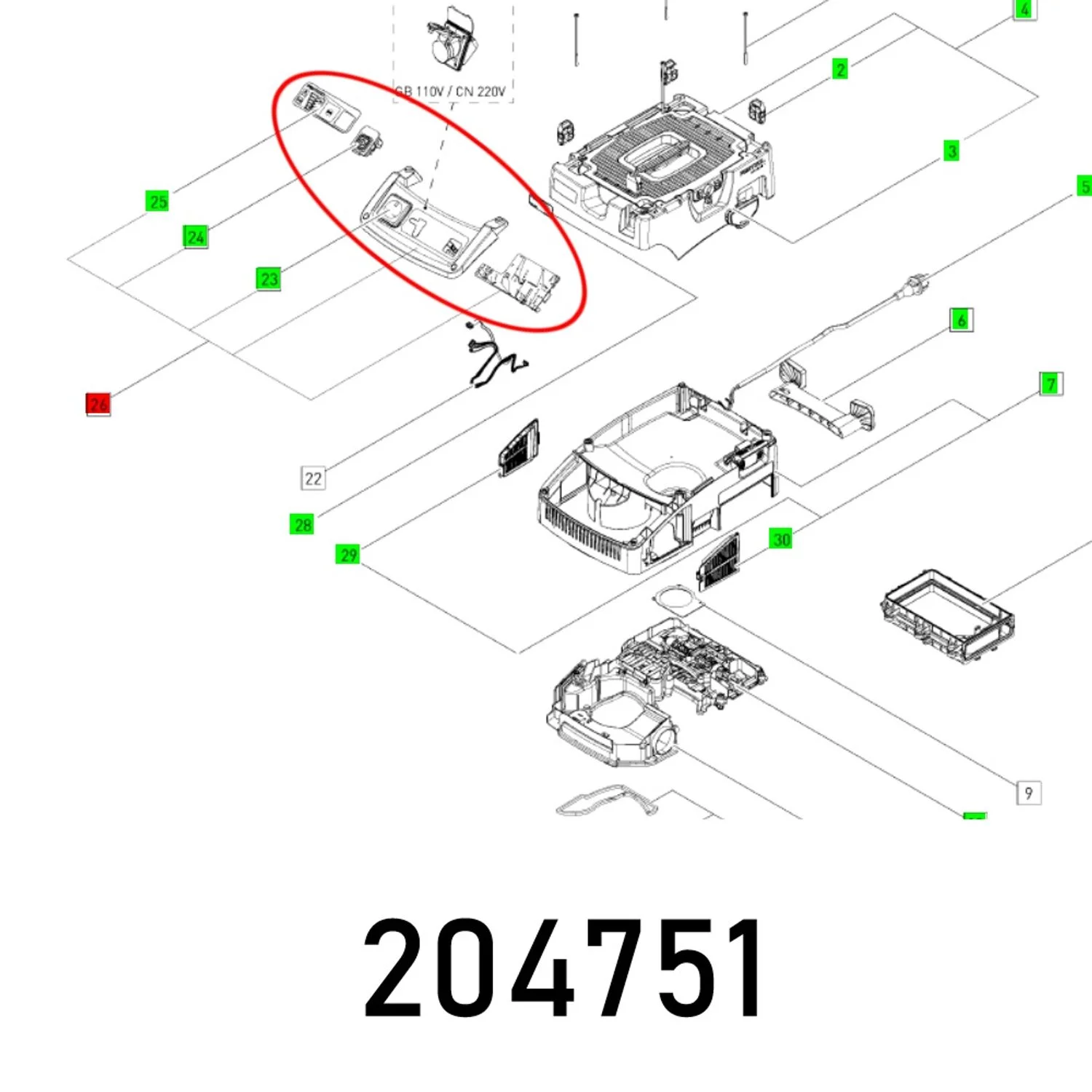 FES204751.webp RESTRICTOR CTL EU 230V ET-BG - Image 1