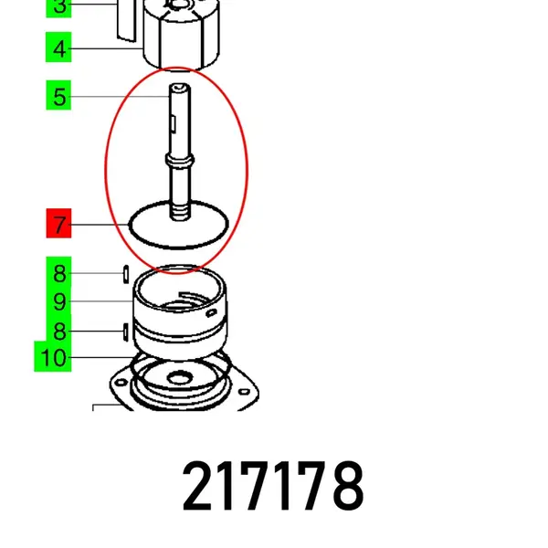O-RING 51 5X1 5-FKM-82SHORE