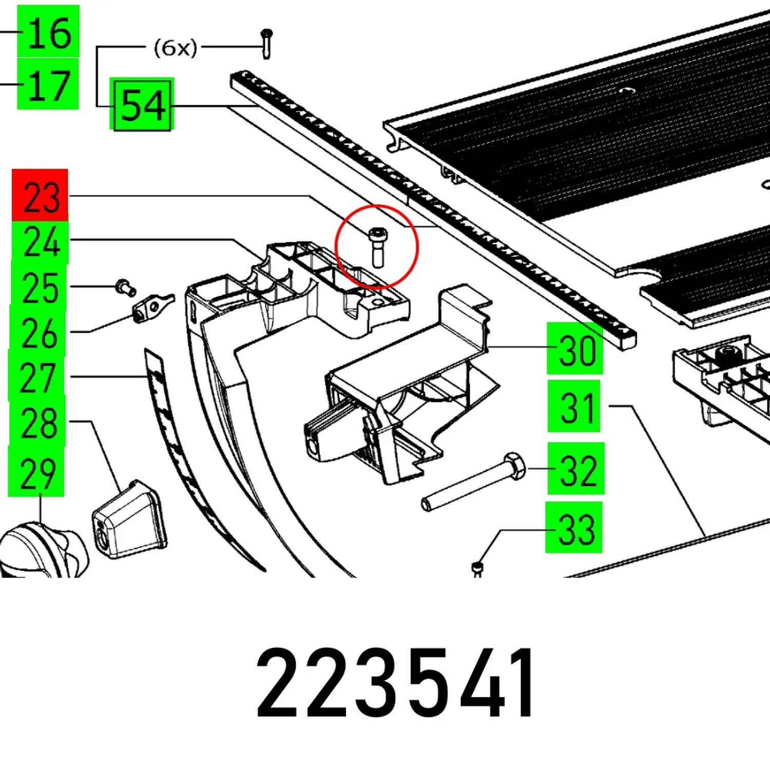 FES223541.webp CH. HEAD SCREW DIN 6912-M6X18-8.8 - Image 1