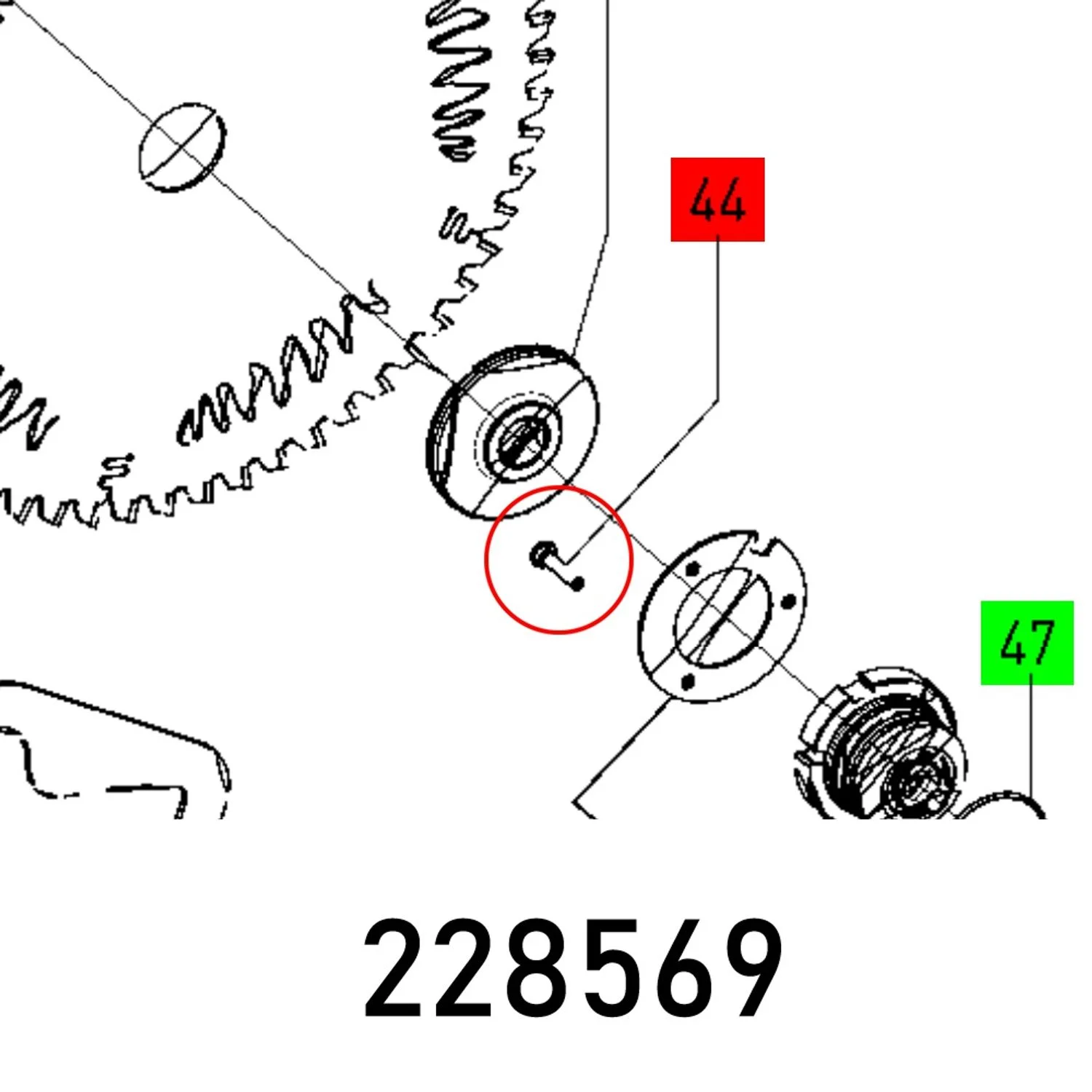 FES228569.webp OVAL HEAD SCREW M4X20-TAPTITE-T15 - Image 1