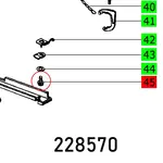 OVAL HEAD SCREW M4X8-TAPTITE-T15