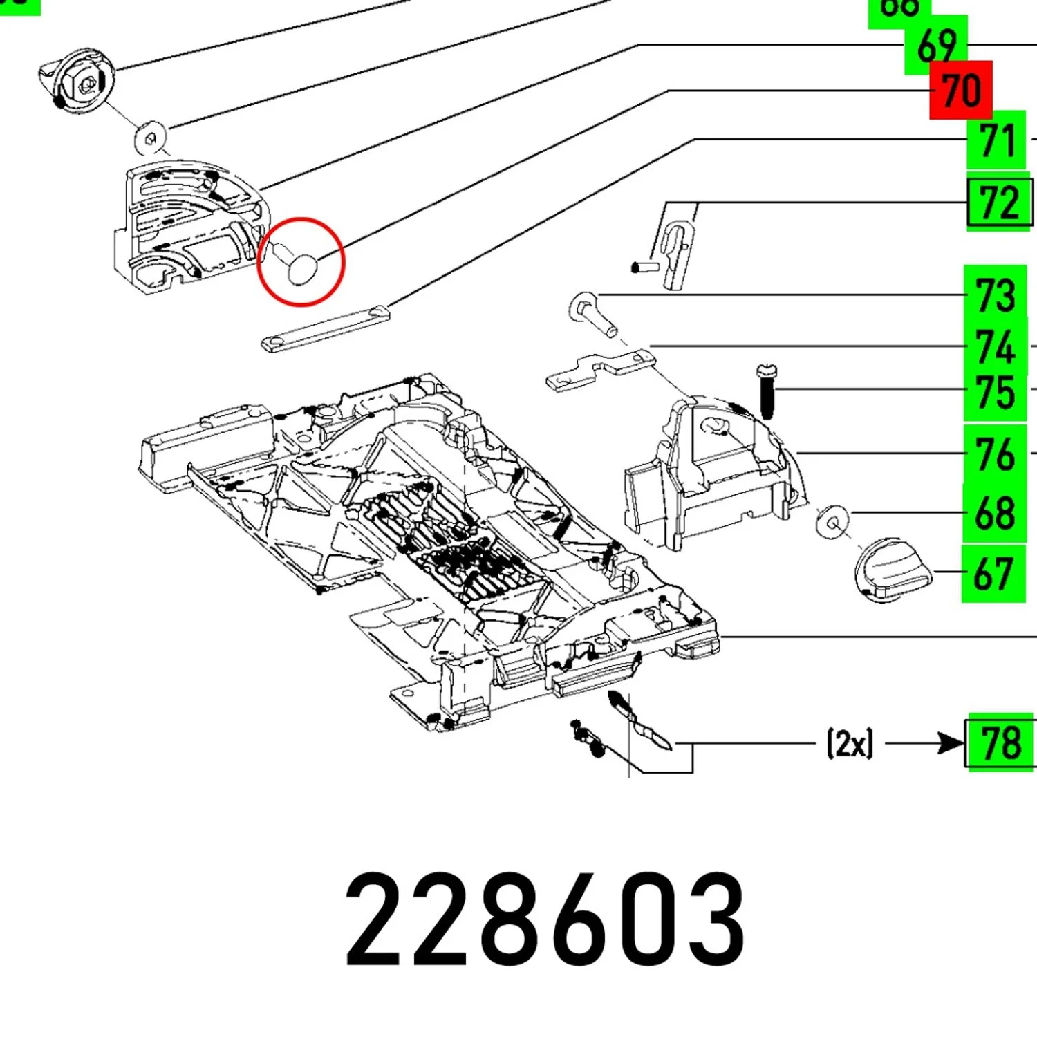 FES228603.webp CUP SQUARE BOLT DIN 603-M6X25-4.6 - Image 1