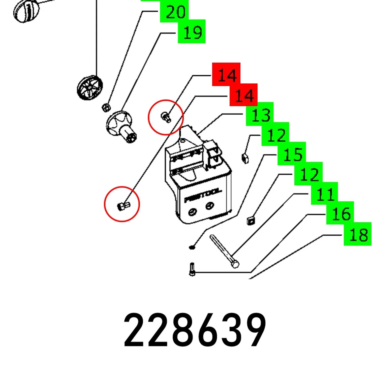 FES228639.webp CH. HEAD SCREW DIN 912-M8X14-8.8 - Image 1