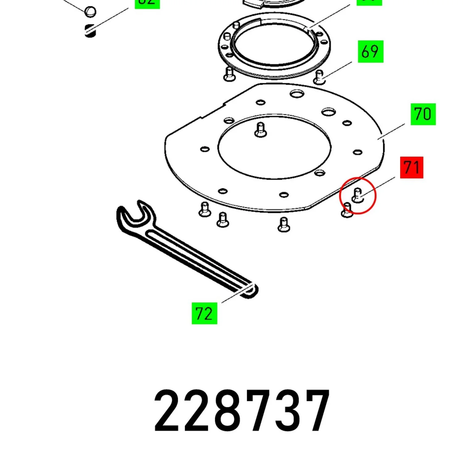 FES228737.webp COUNTERSINK M4X8-TAPTITE-KT15 - Image 1