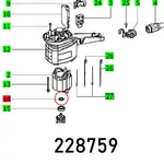 SPACER 15 8X21 8X0 2 L+MN 1100