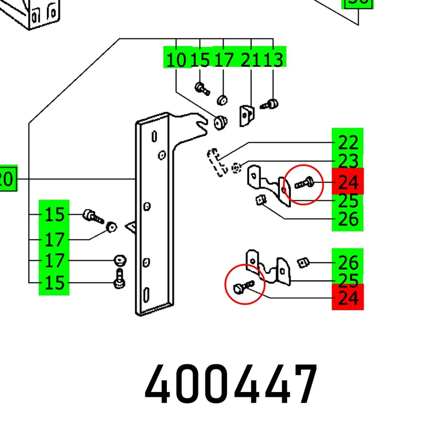 FES400447.webp CH. HEAD SCREW DIN 7984-M8X30 - Image 1