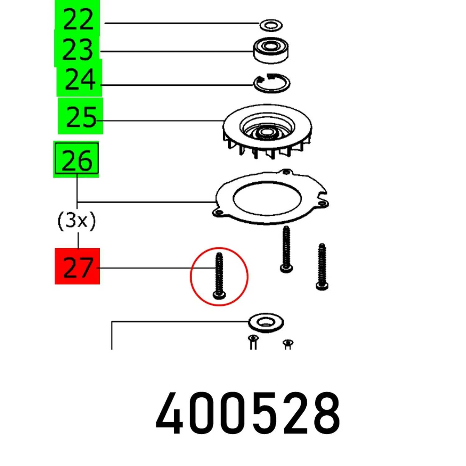 FES400528.webp OVAL HEAD SCREW PT-4 0X30-KT15 - Image 1