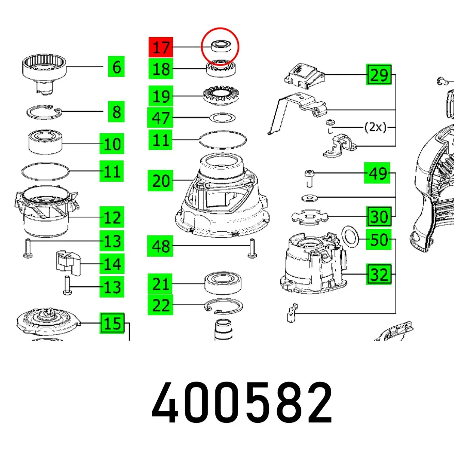 FES400582.webp BALL BEARING 6800 2 RS - Image 1