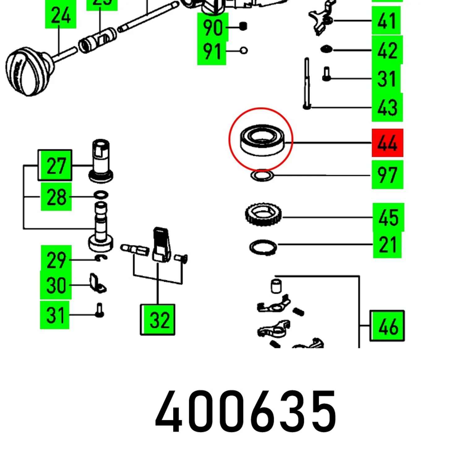 FES400635.webp BALL BEARING OF 2000-1 - Image 1