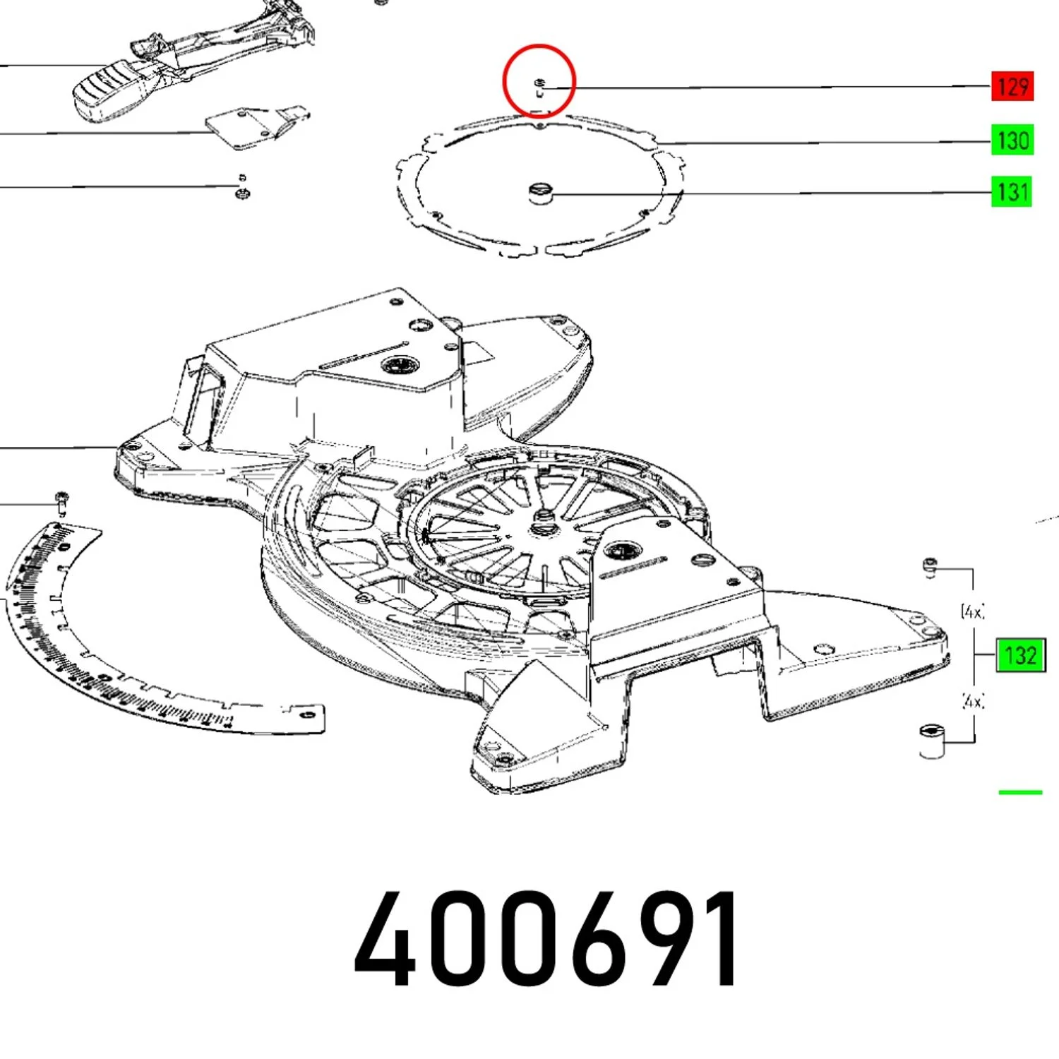 FES400691.webp SCREW TS 55 DG 40X12 - Image 1
