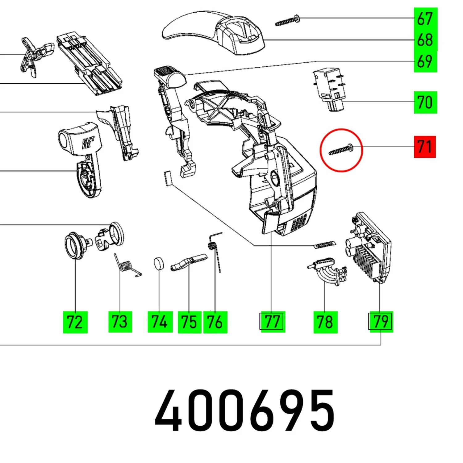 FES400695.webp OVAL HEAD SCREW PT-4 0X25-T10 - Image 1