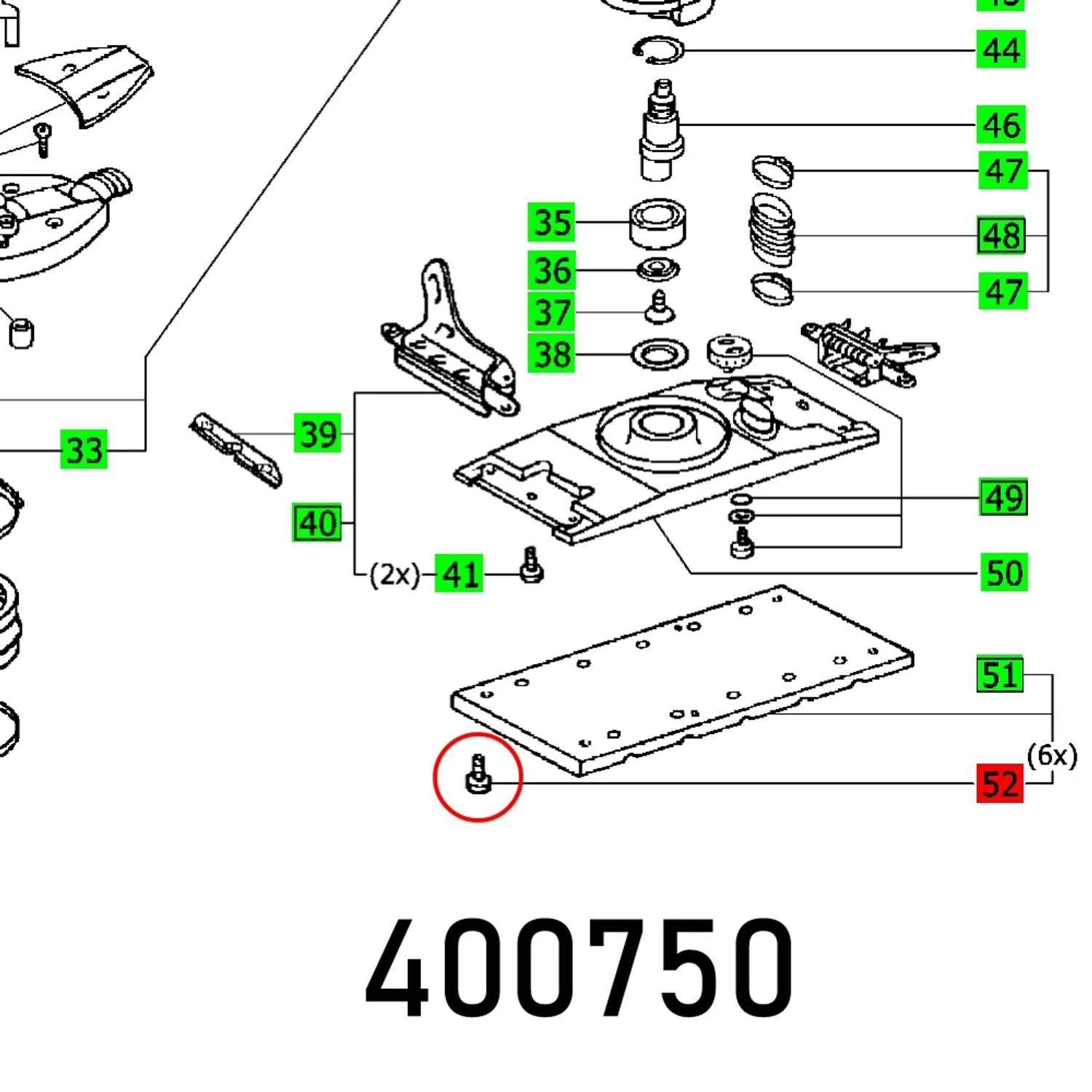 FES400750.webp OVAL HEAD SCREW M4X10 PR30 - Image 1