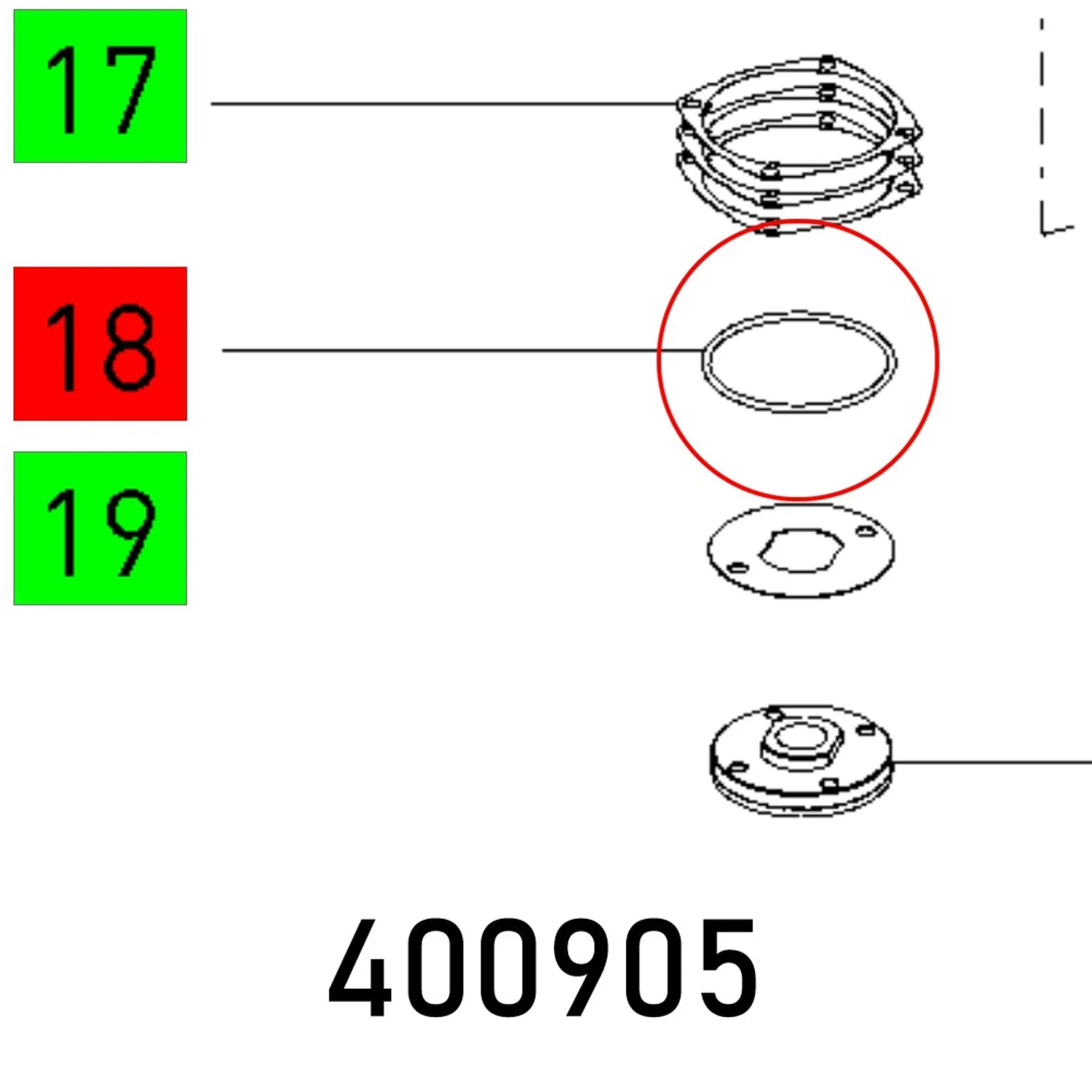 FES400905.webp O-RING 46X2-NBR-70SHORE - Image 1