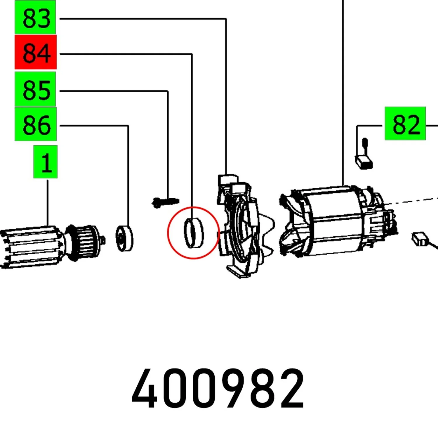 FES400982.webp O-RING 16X1 5-NBR-70SHORE - Image 1