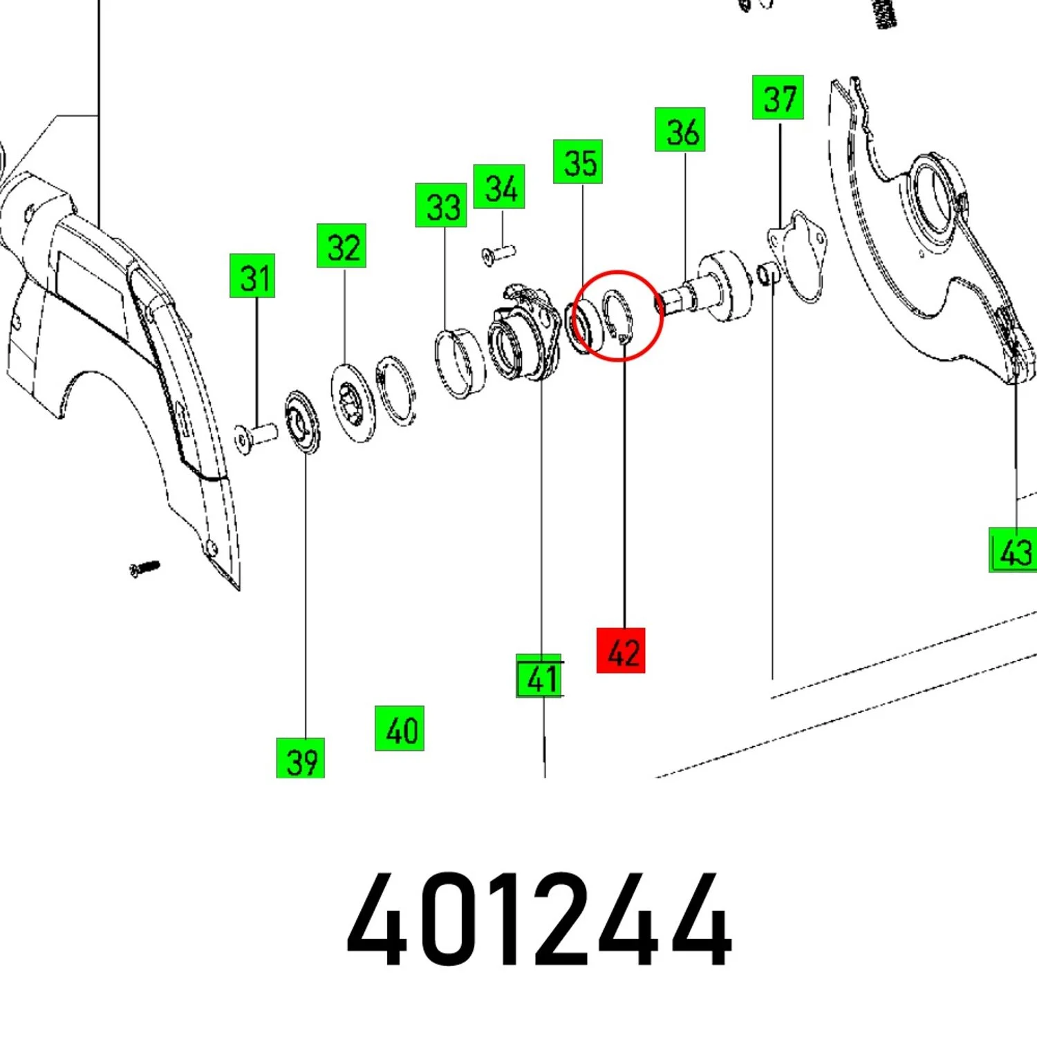 FES401244.webp CIRCLIP DIN 472-28X1 2 - Image 1
