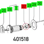 ROLLER BEARING 607 Z DIN 625