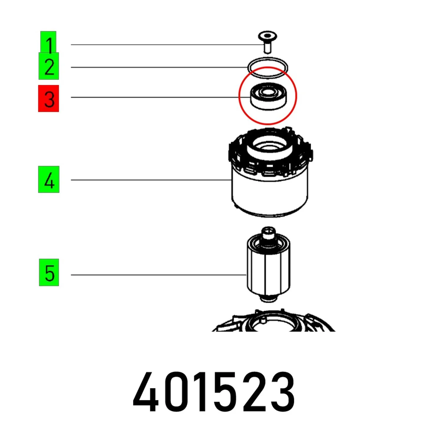 FES401523.webp BALL BEARING 608 2Z LHT42 - Image 1