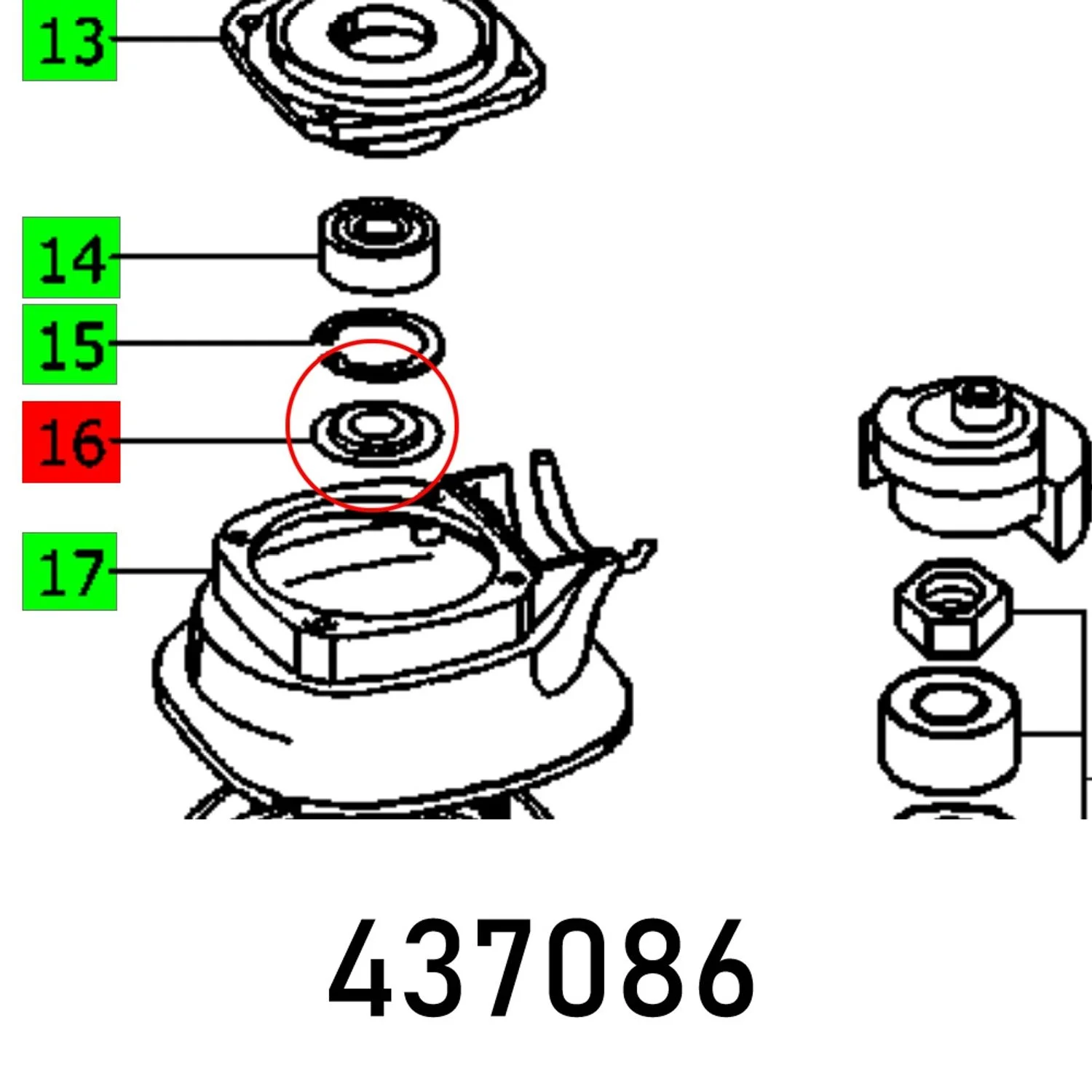 FES437086.webp RETAINING RING RS 1 OBEN - Image 1