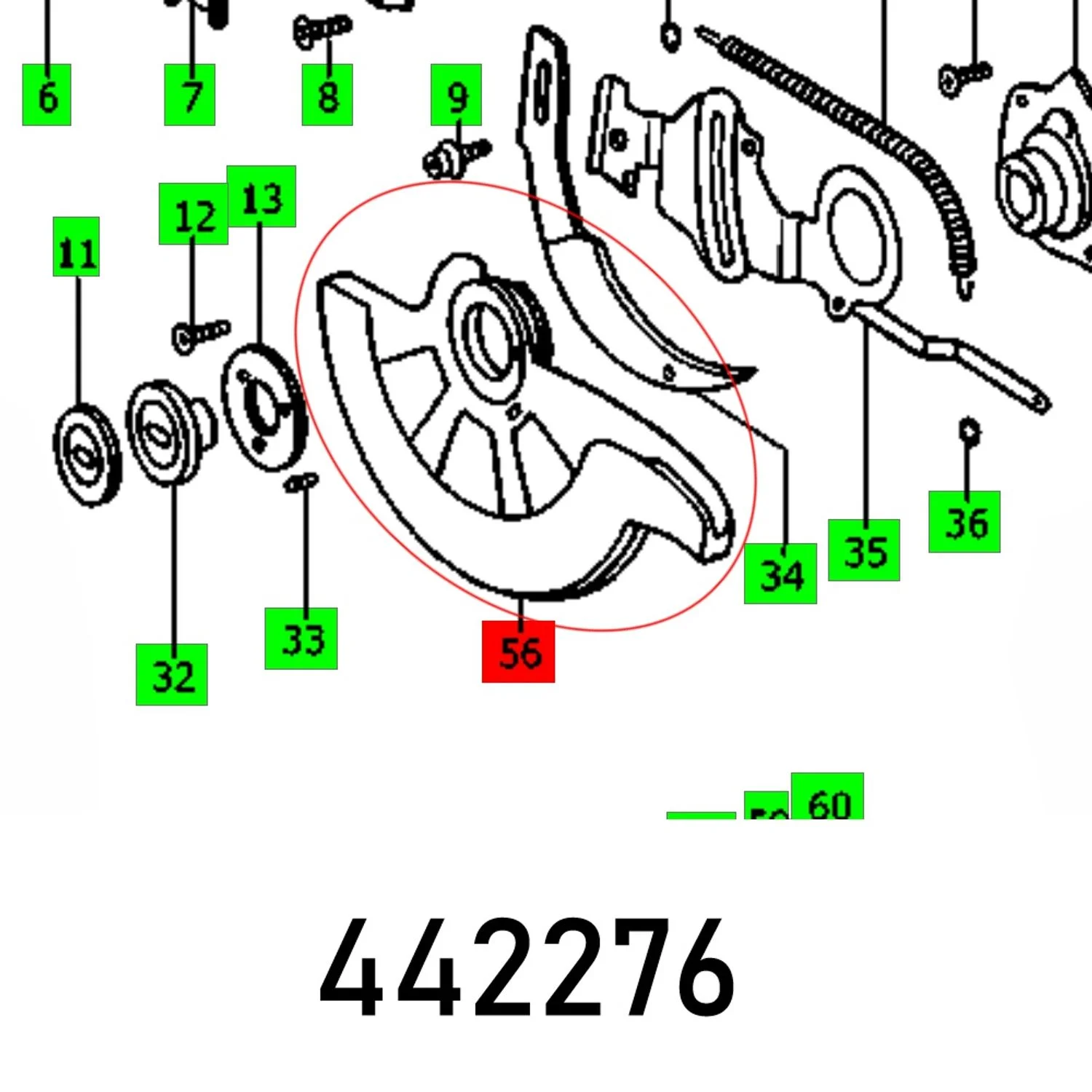 FES442276.webp PENDULUM COVER AP 85 E - Image 1