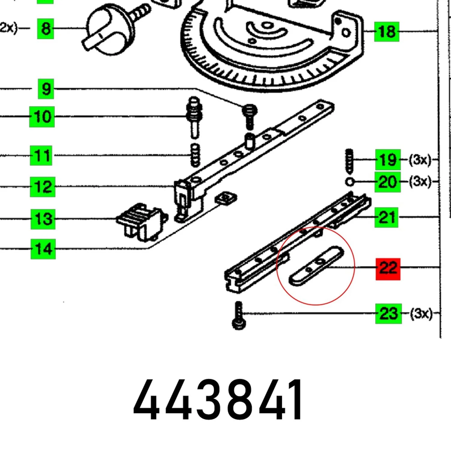 FES443841.webp SPACER BASIS 1 A 14X6X80 - Image 1