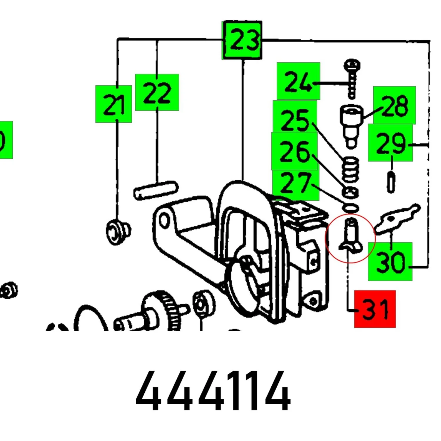 FES444114.webp LOCK BOLT AP 65 E - Image 1