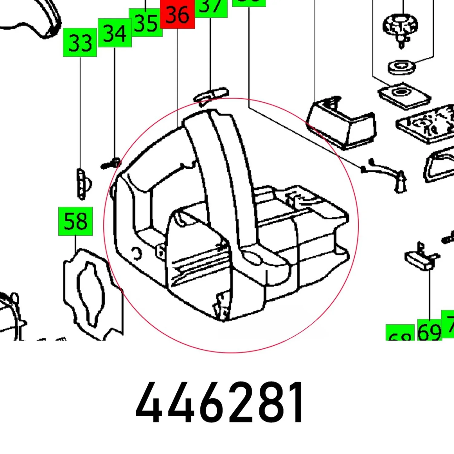 FES446281.webp MOTOR HOUSING AP 55 EB 2 BLATT - Image 1