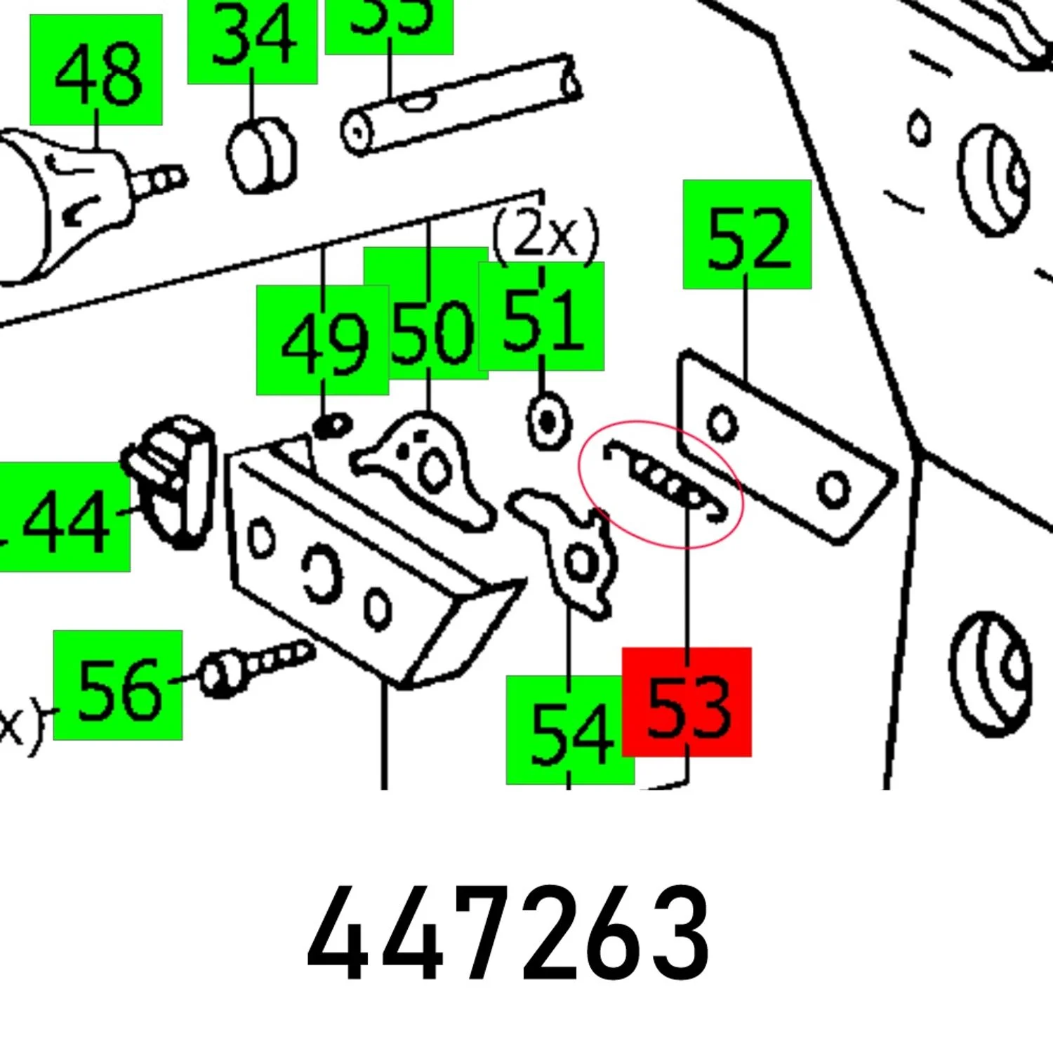FES447263.webp TENSION SPRING CS 70 EB - Image 1